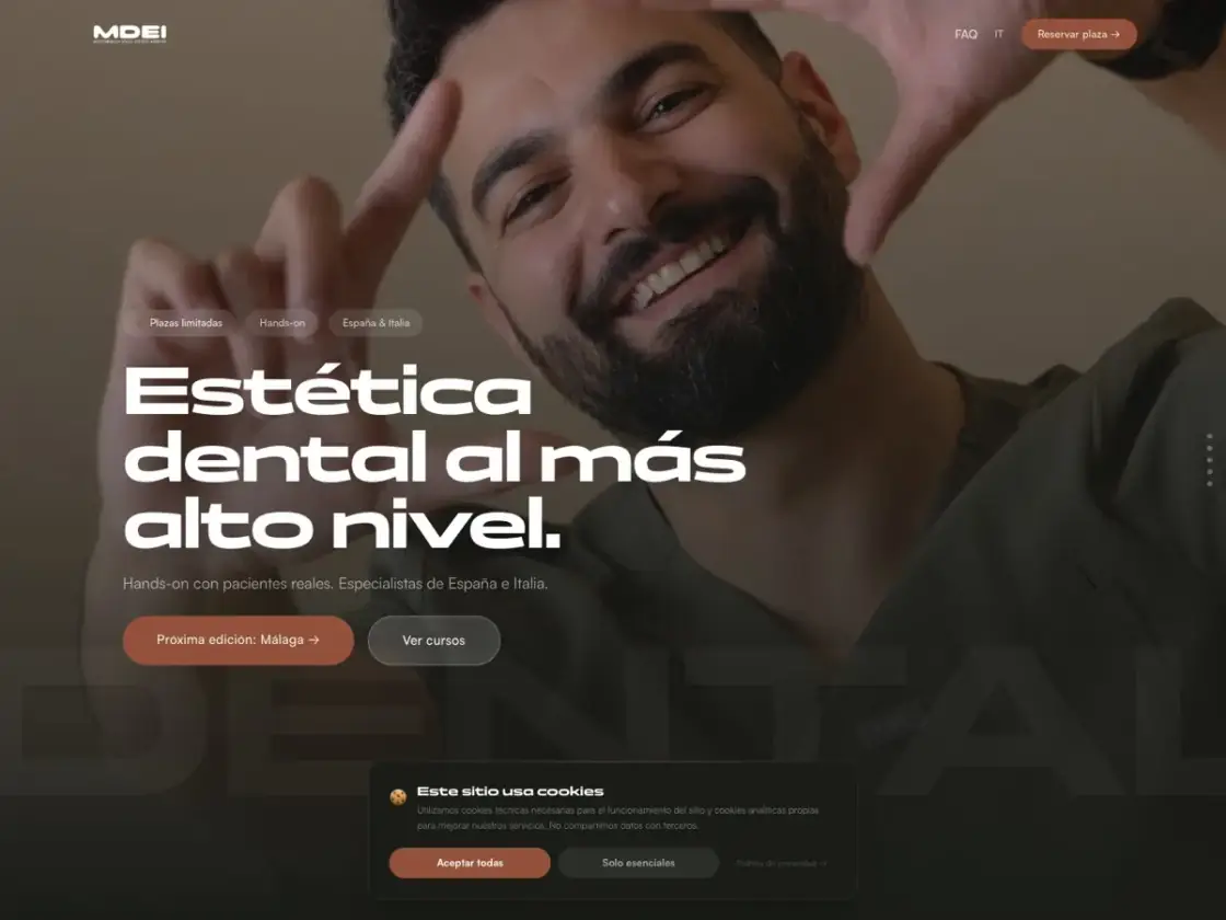 Web institucional de MDEI Institute